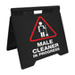 Male Cleaner In Progress - Evarite A - Frame Sign - New Signs