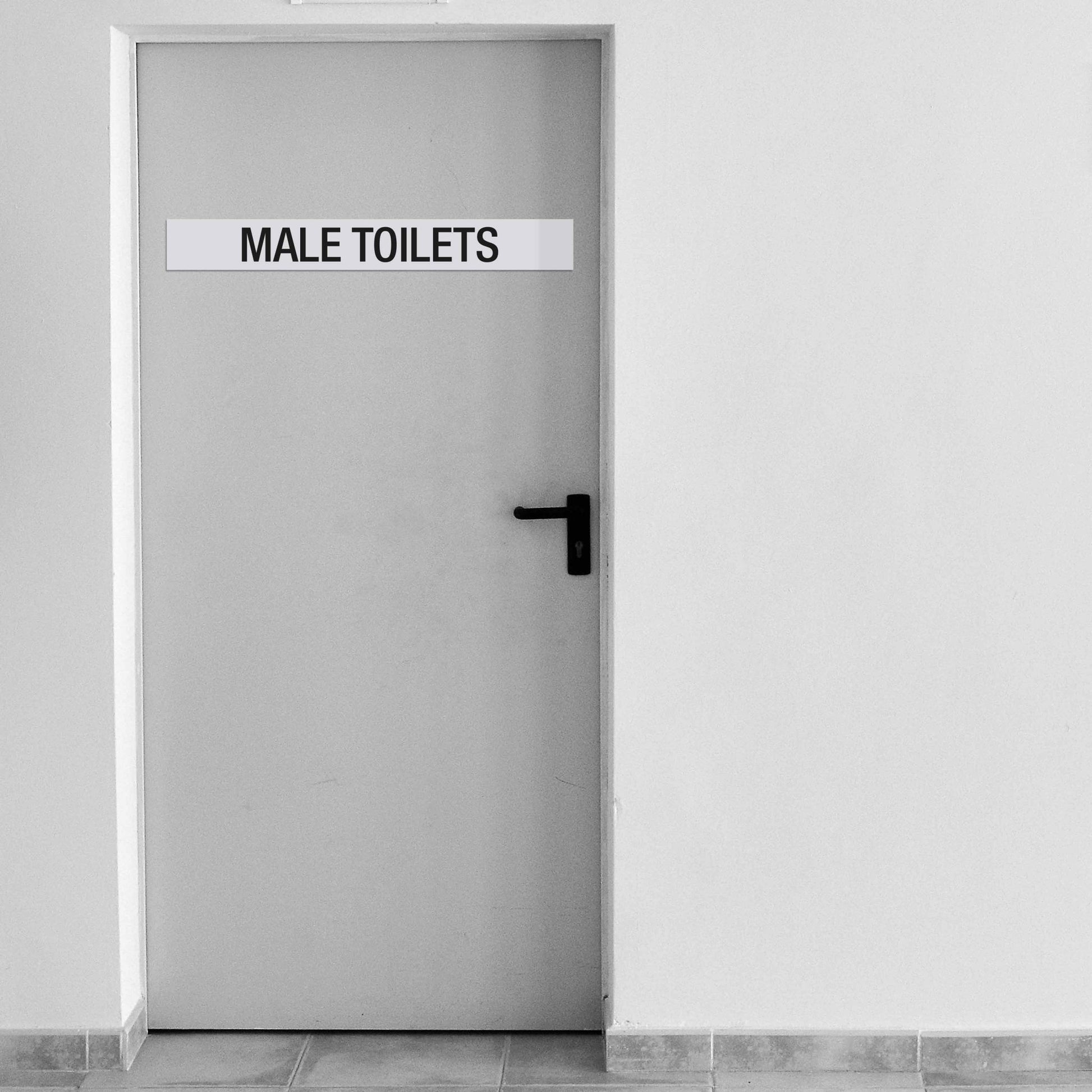 Male Toilets - Statutory Sign - New Signs