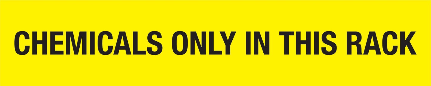 MB Chemicals only in this Rack - 350mm x 70mm - New Signs