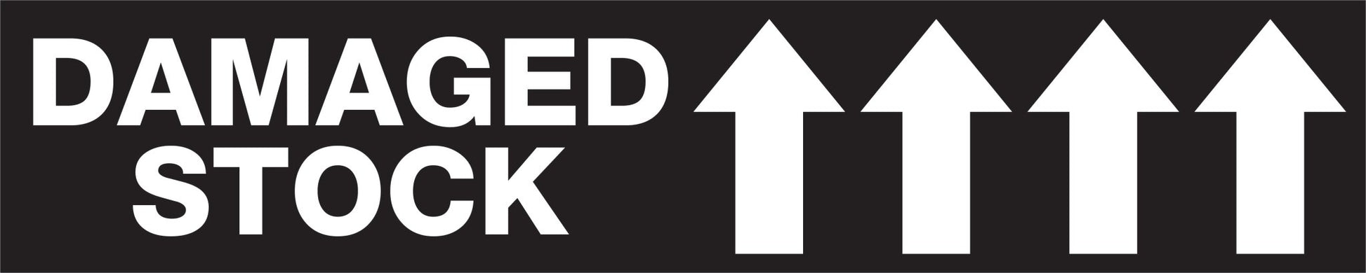 MB Damaged Stock - Arrow Up - 350mm x 70mm - New Signs