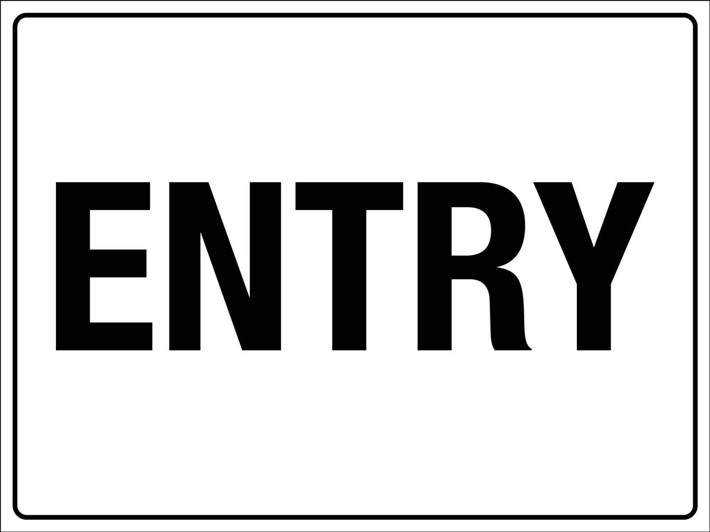 MB Entry Sign 450mm x 600mm - New Signs