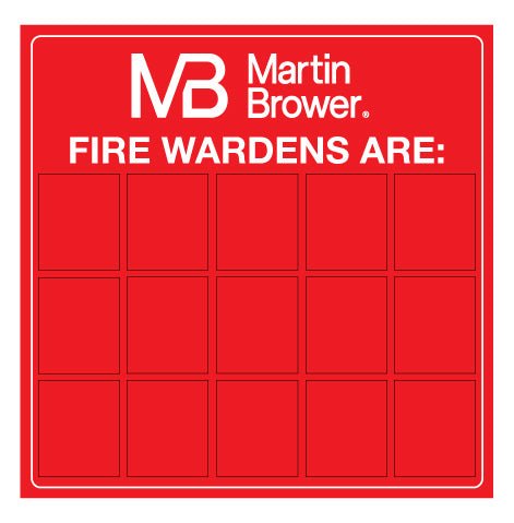 MB Fire Wardens 850mm x 850mm - New Signs