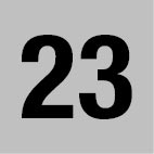 MB Locker Numbers 1 - 24 50mm x 50mm - New Signs