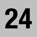 MB Locker Numbers 1 - 24 50mm x 50mm - New Signs
