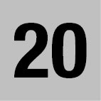 MB Locker Numbers 1 - 24 50mm x 50mm - New Signs