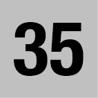 MB Locker Numbers 1 - 54 50mm x 50mm - New Signs