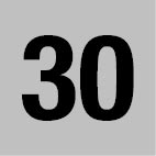 MB Locker Numbers 1 - 54 50mm x 50mm - New Signs