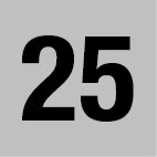 MB Locker Numbers 1 - 54 50mm x 50mm - New Signs