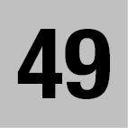 MB Locker Numbers 1 - 54 50mm x 50mm - New Signs