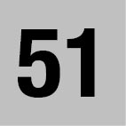 MB Locker Numbers 1 - 54 50mm x 50mm - New Signs