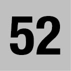 MB Locker Numbers 1 - 54 50mm x 50mm - New Signs
