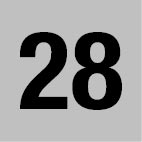 MB Locker Numbers 1 - 54 50mm x 50mm - New Signs