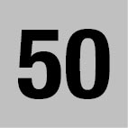 MB Locker Numbers 1 - 54 50mm x 50mm - New Signs