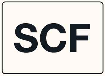 MB SCF Sign 125mm x 90mm - New Signs