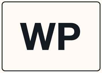 MB WP Sign 125mm x 90mm - New Signs