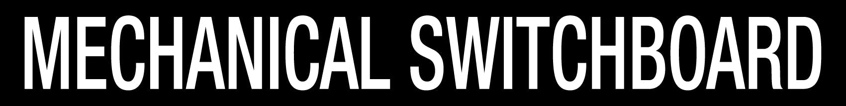 Mechanical Switchboard - Statutory Sign - New Signs