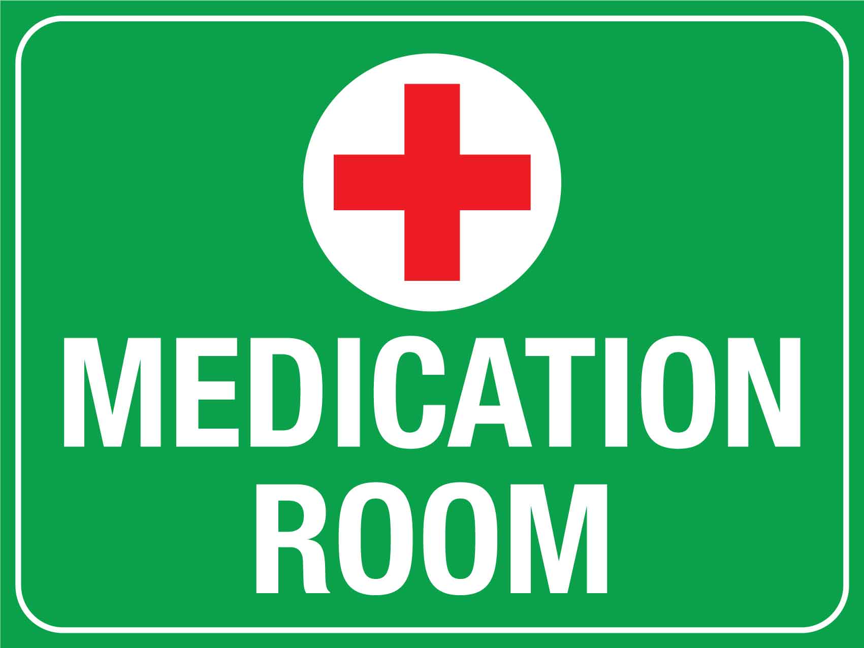 Medication Room Sign - New Signs