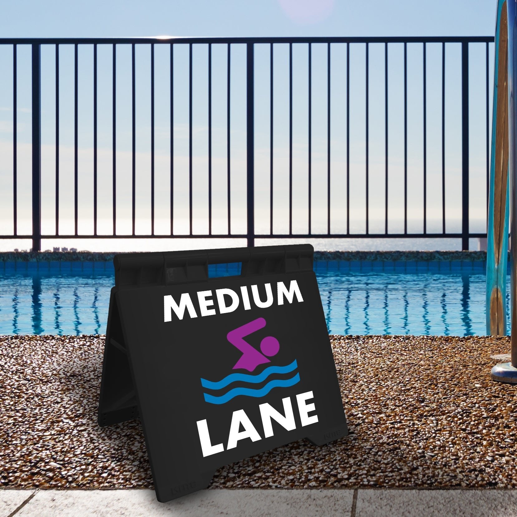 Medium Lane - Evarite A - Frame Sign - New Signs