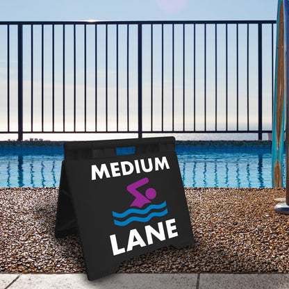 Medium Lane - Evarite A - Frame Sign - New Signs
