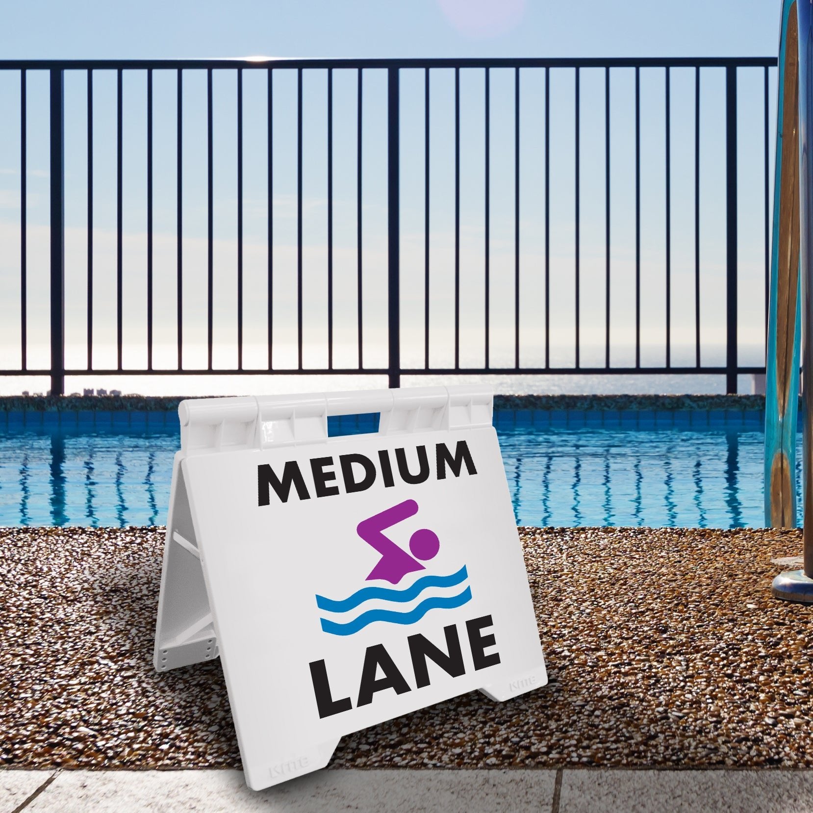 Medium Lane - Evarite A - Frame Sign - New Signs
