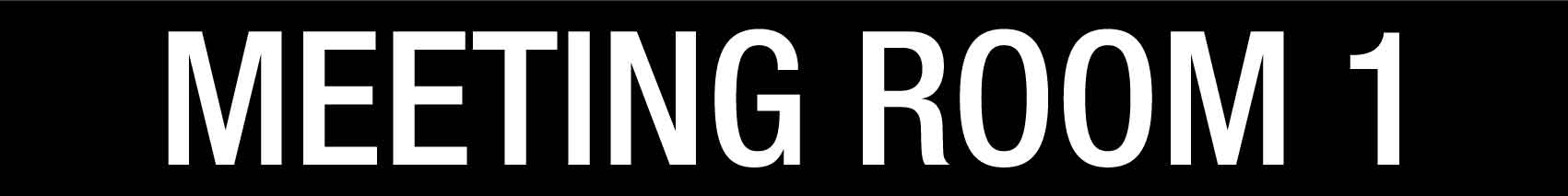 Meeting Room 1 - Statutory Sign - New Signs