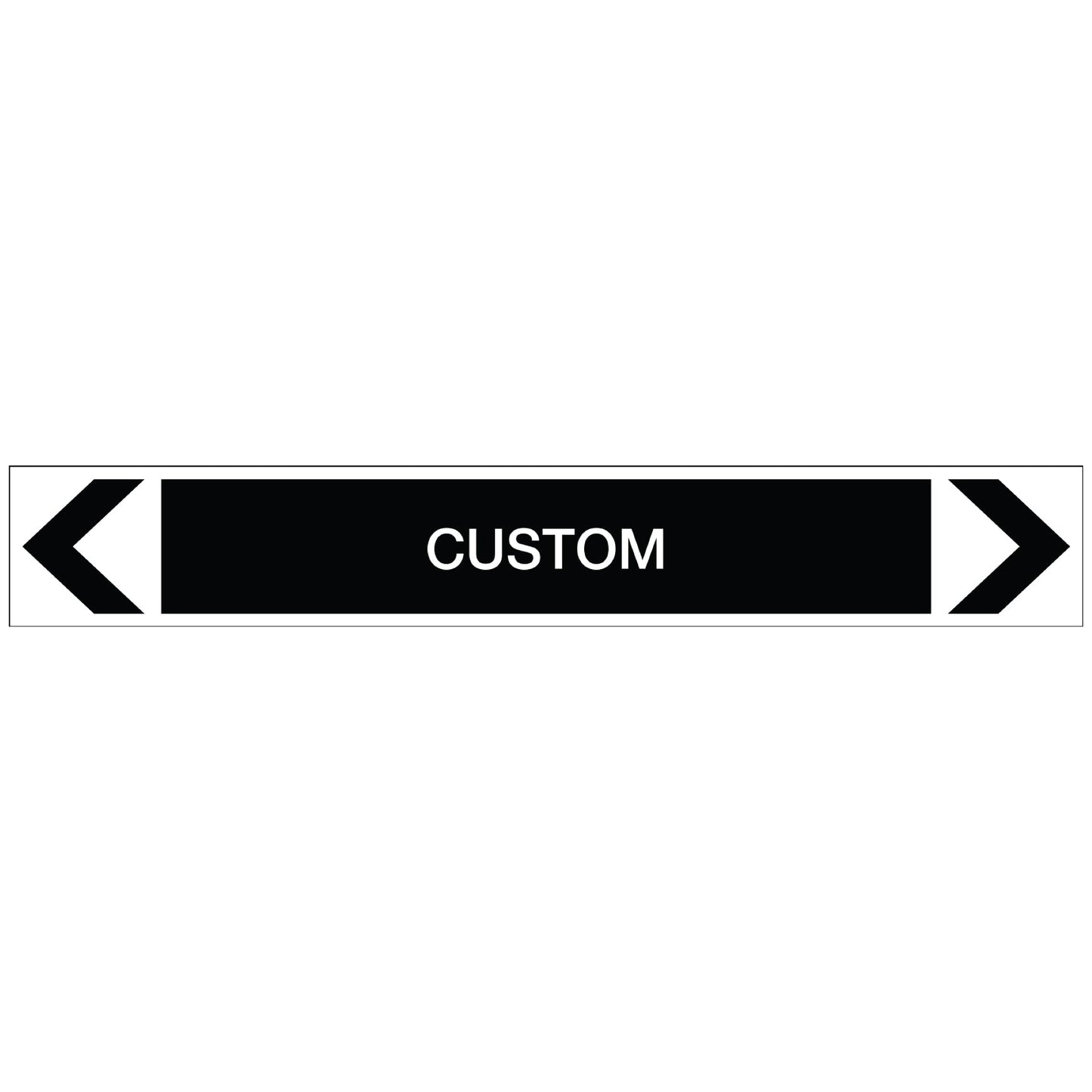 Miscellaneous - Custom - Pipe Marker Sticker - New Signs