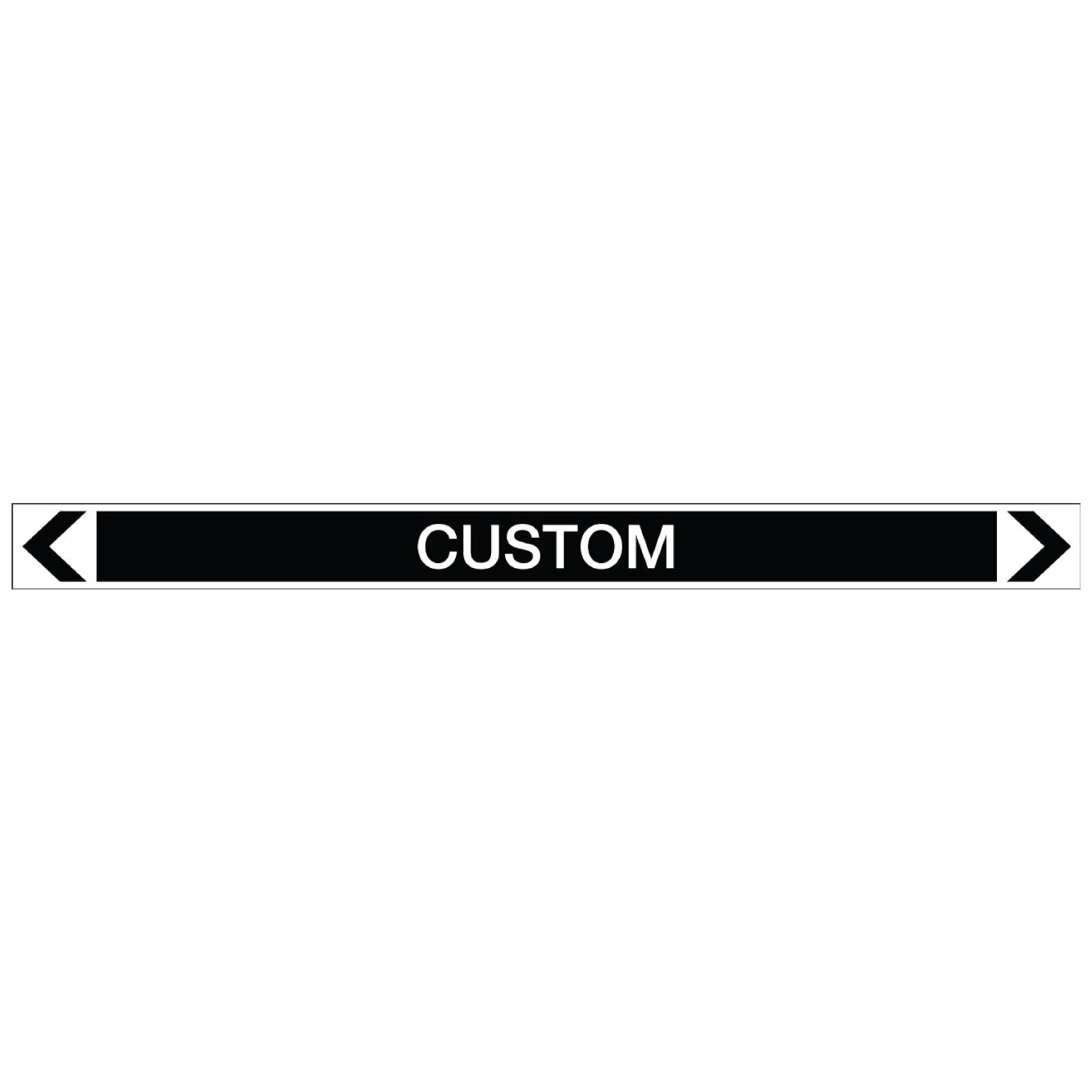 Miscellaneous - Custom - Pipe Marker Sticker - New Signs