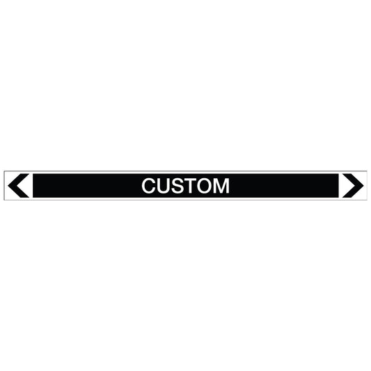 Miscellaneous - Custom - Pipe Marker Sticker - New Signs