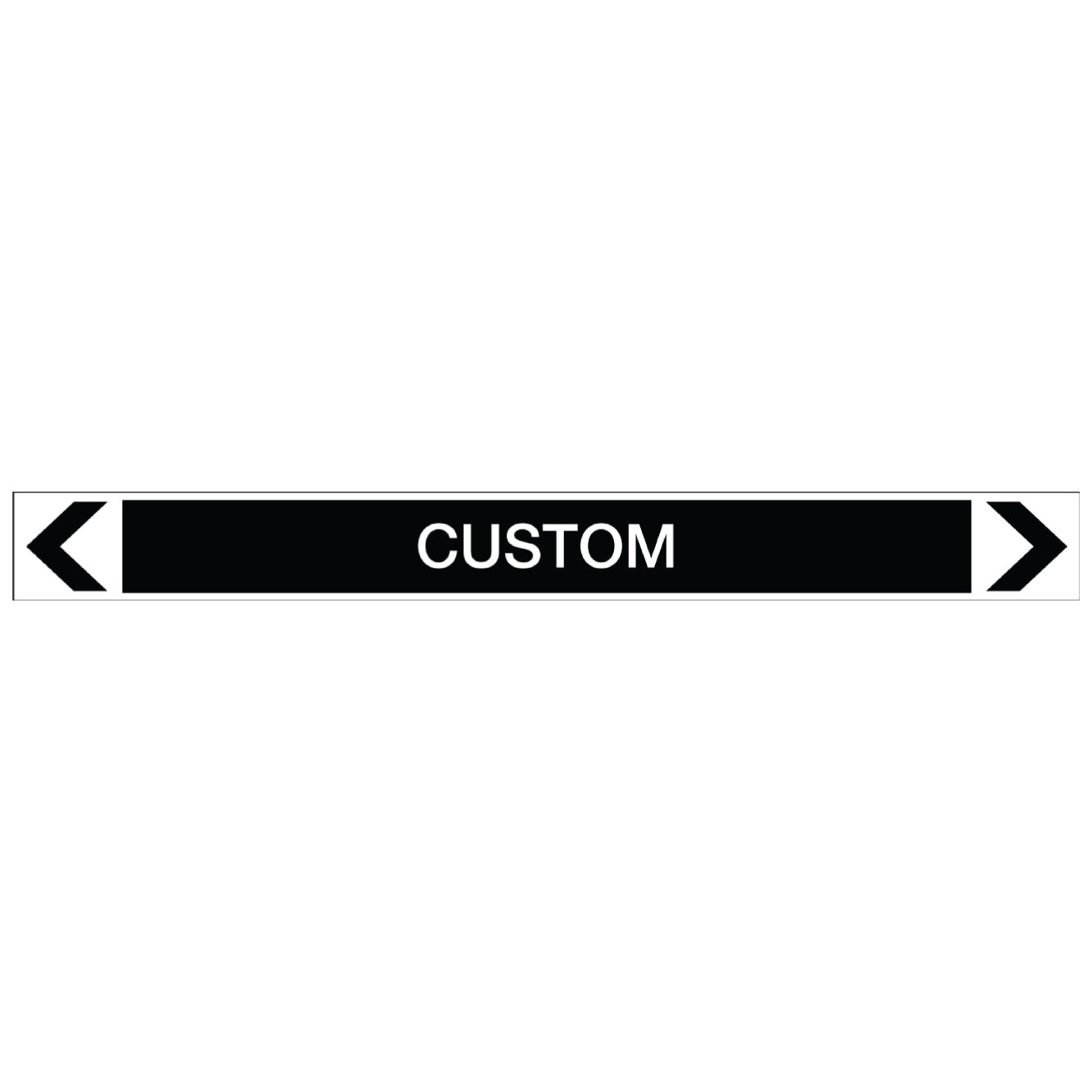 Miscellaneous - Custom - Pipe Marker Sticker - New Signs