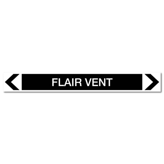 Miscellaneous - Flair Vent - Pipe Marker Sticker - New Signs