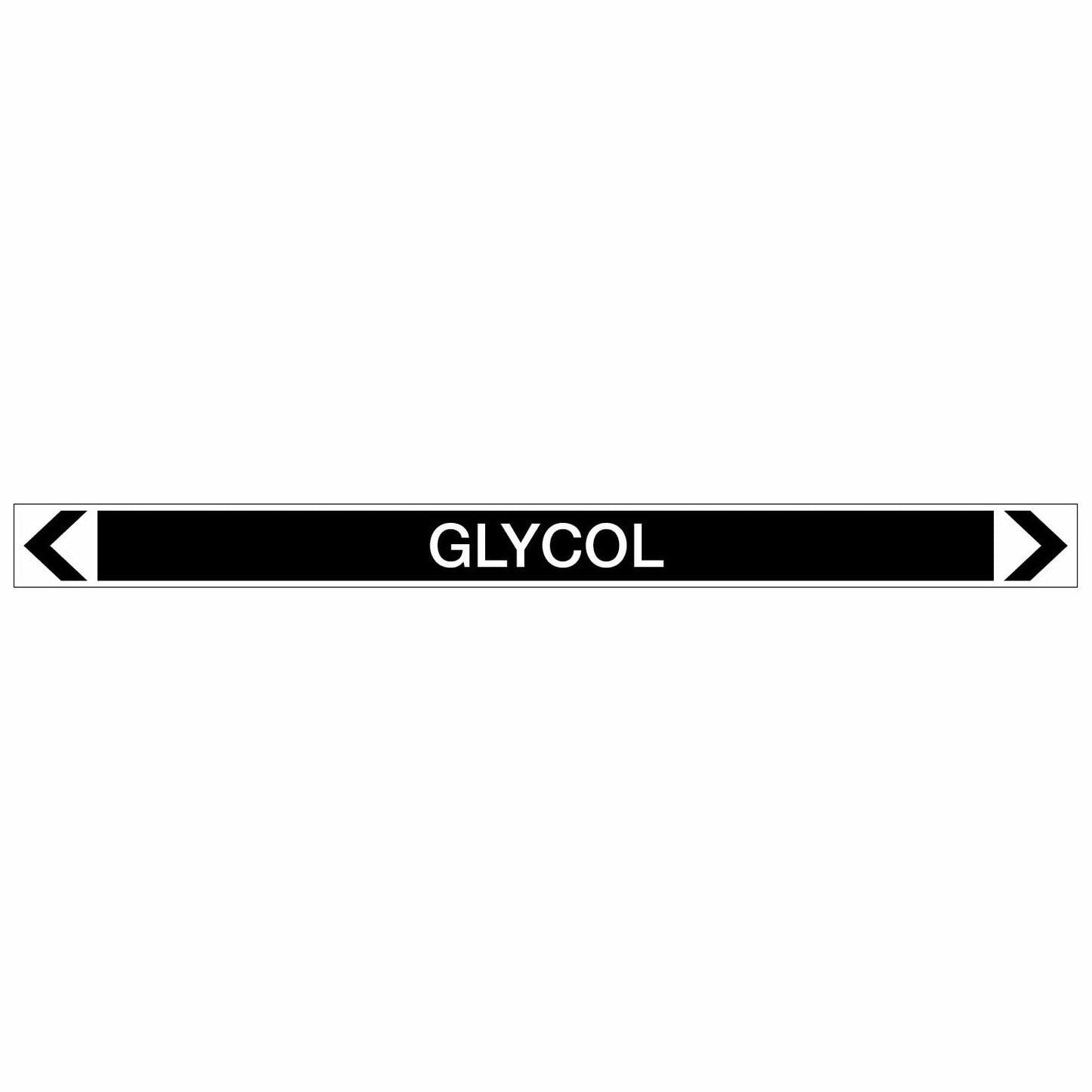 Miscellaneous - Glycol - Pipe Marker Sticker - New Signs
