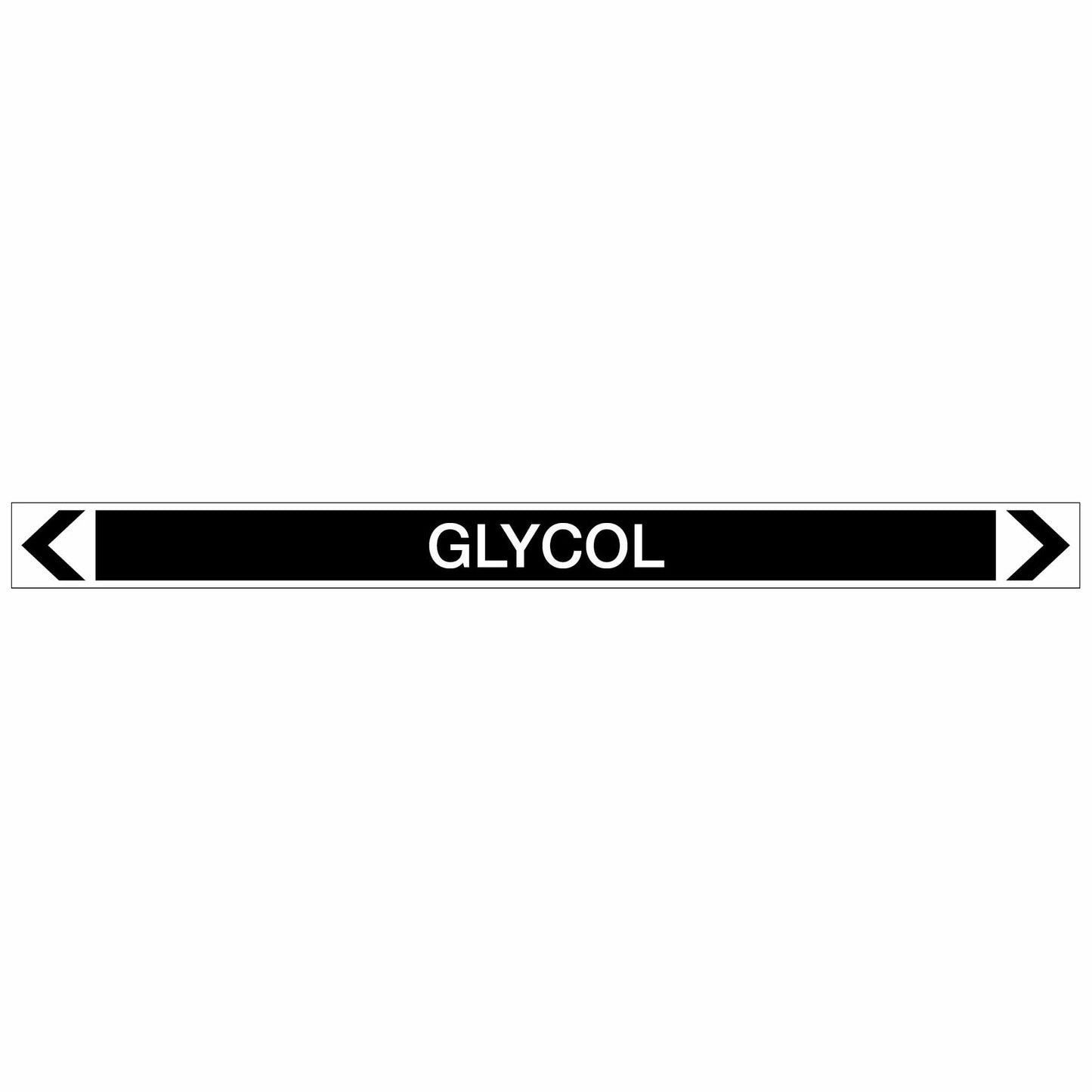 Miscellaneous - Glycol - Pipe Marker Sticker - New Signs