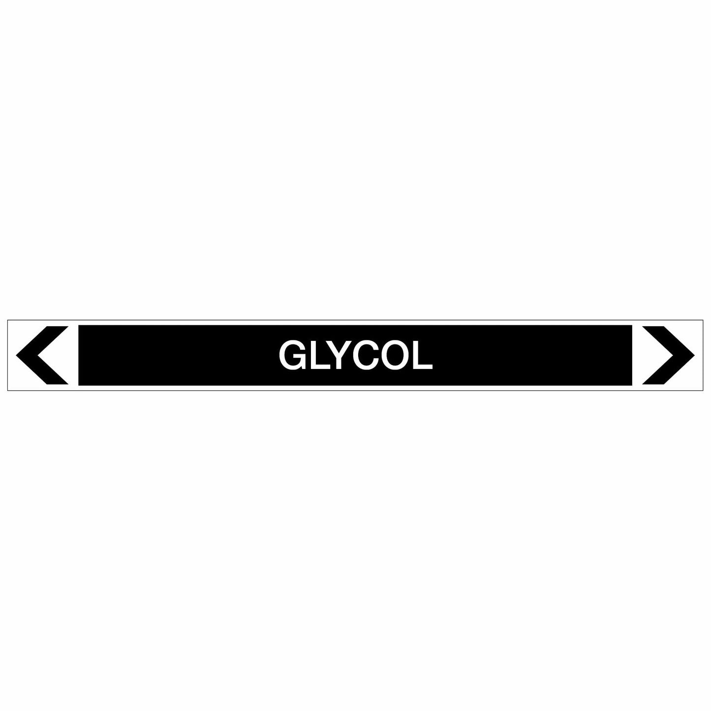 Miscellaneous - Glycol - Pipe Marker Sticker - New Signs
