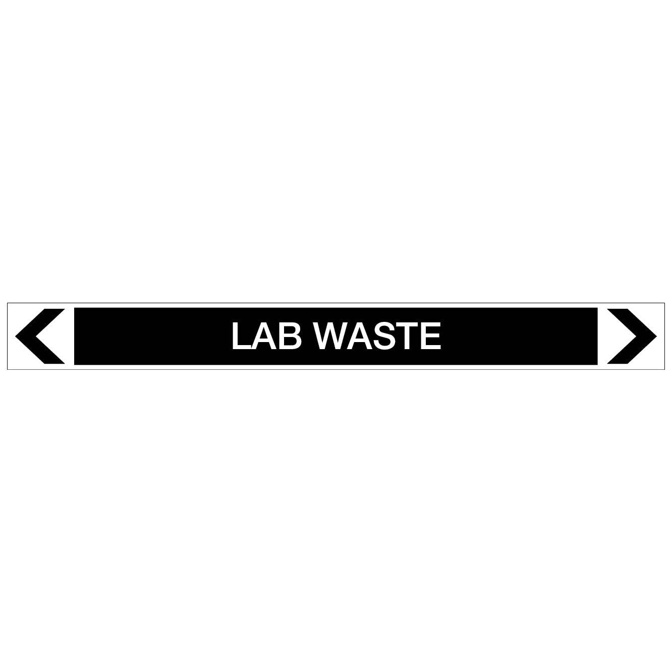 Miscellaneous - Lab Waste - Pipe Marker Sticker - New Signs