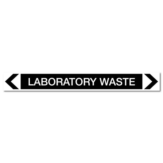 Miscellaneous - Laboratory Waste - Pipe Marker Sticker - New Signs
