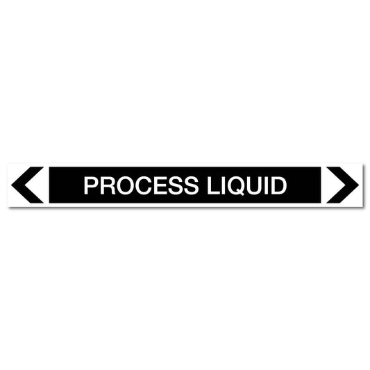 Miscellaneous - Process Liquid - Pipe Marker Sticker - New Signs