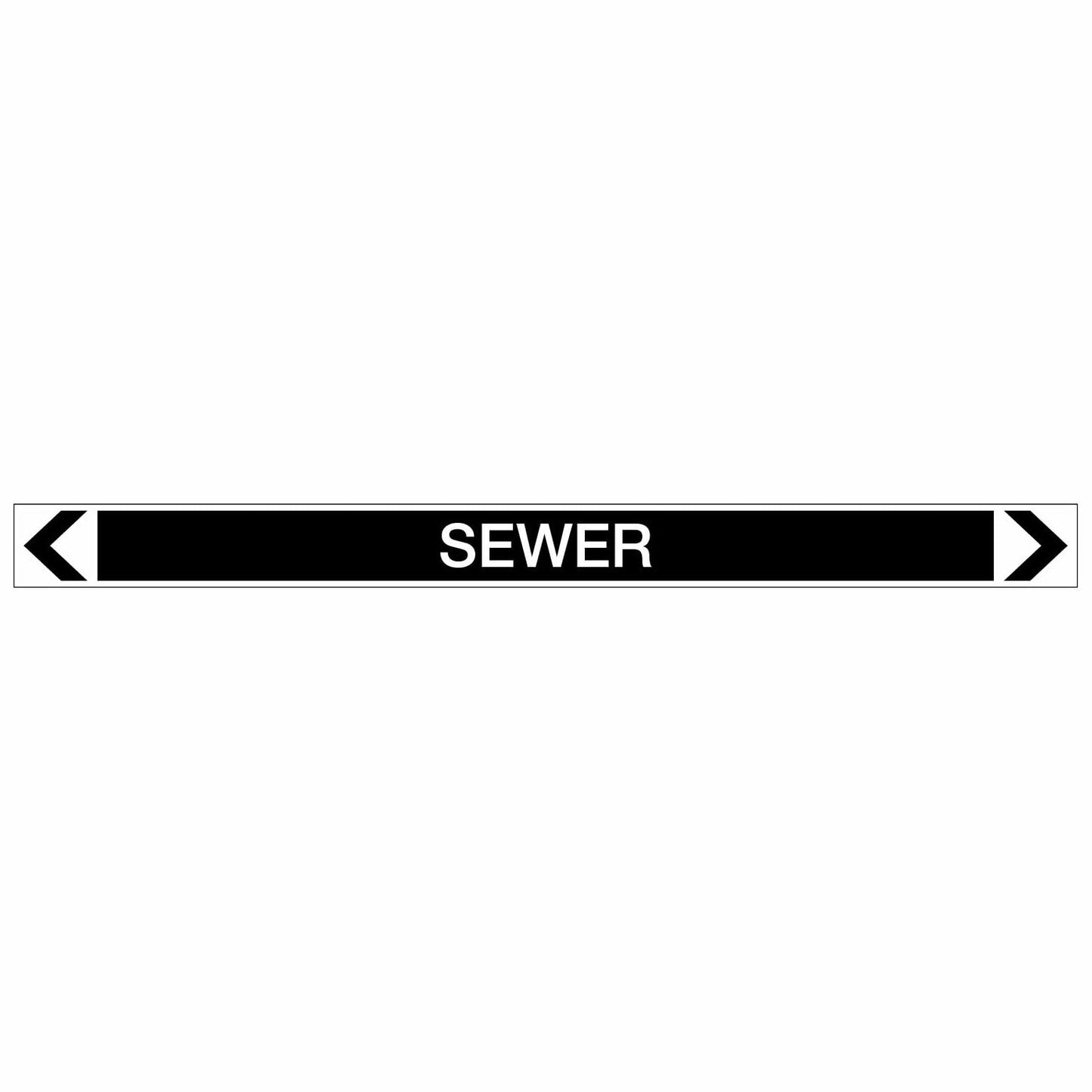 Miscellaneous - Sewer - Pipe Marker Sticker - New Signs