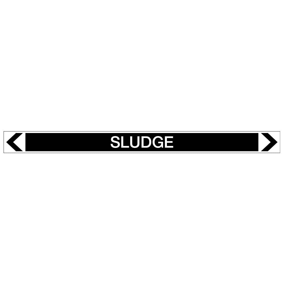 Miscellaneous - Sludge - Pipe Marker Sticker - New Signs