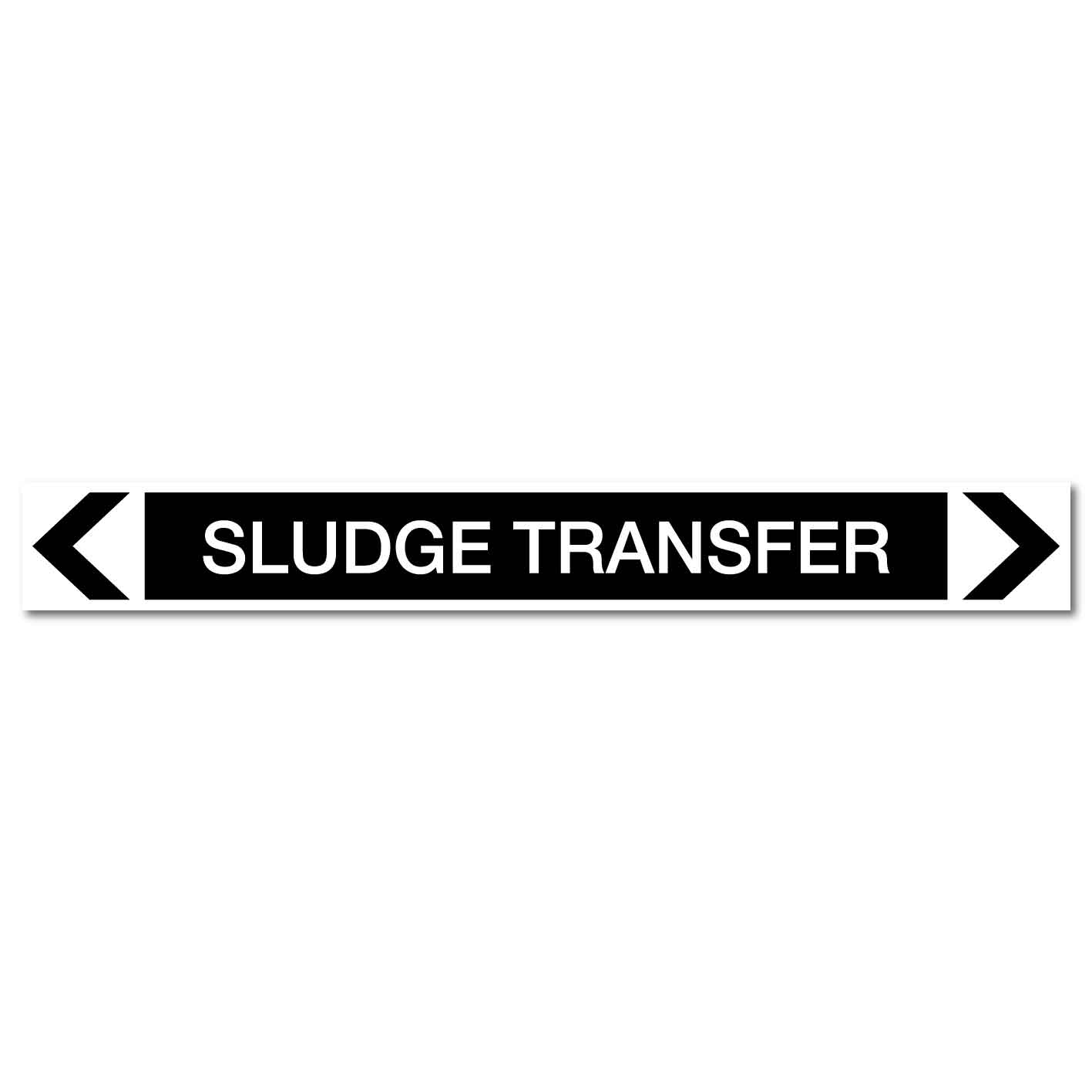 Miscellaneous - Sludge Transfer - Pipe Marker Sticker - New Signs