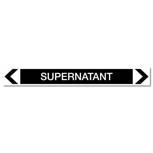 Miscellaneous - Supernatant - Pipe Marker Sticker - New Signs