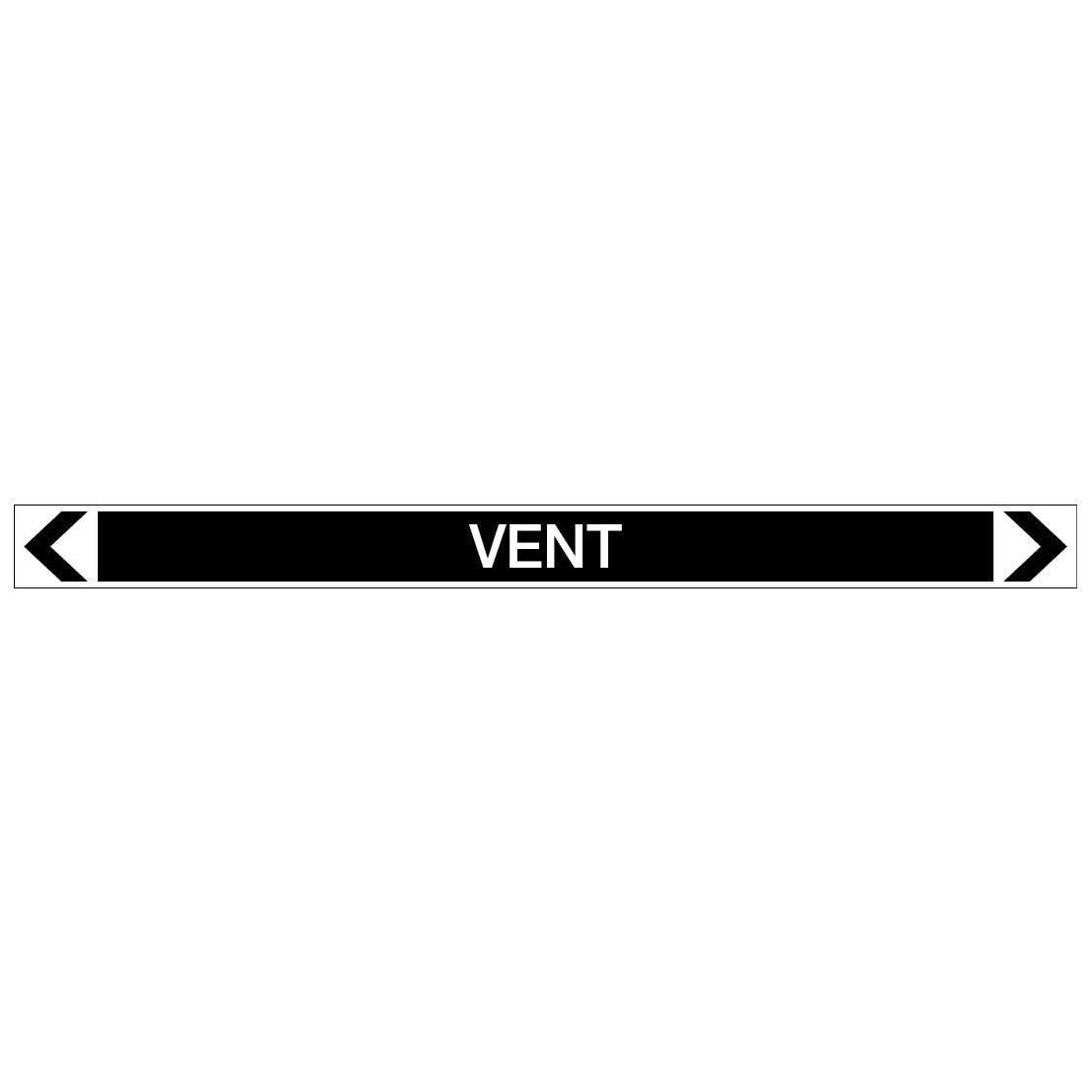 Miscellaneous - Vent - Pipe Marker Sticker - New Signs