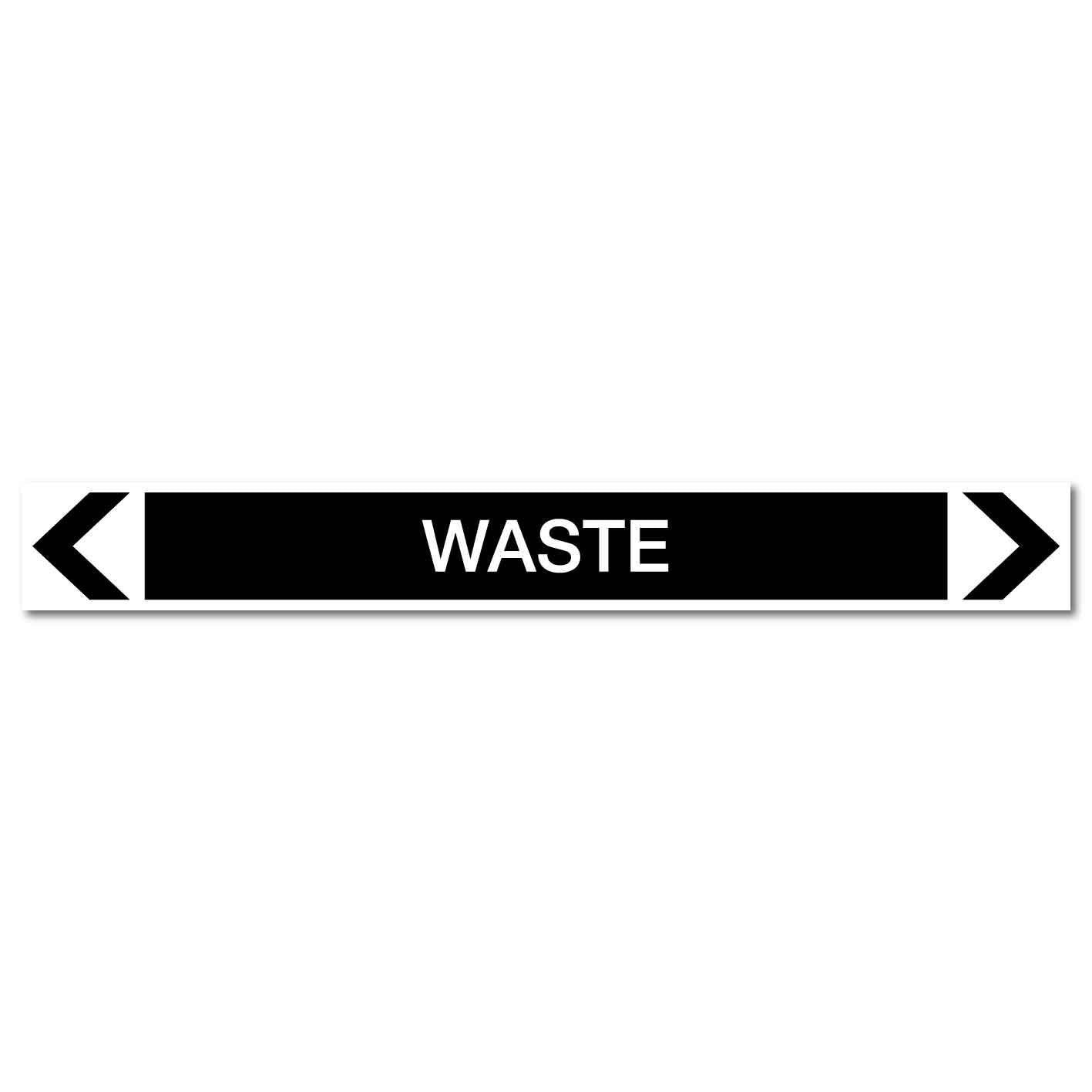 Miscellaneous - Waste - Pipe Marker Sticker - New Signs