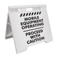 Mobile Equipment Operating - Evarite A - Frame Sign - New Signs