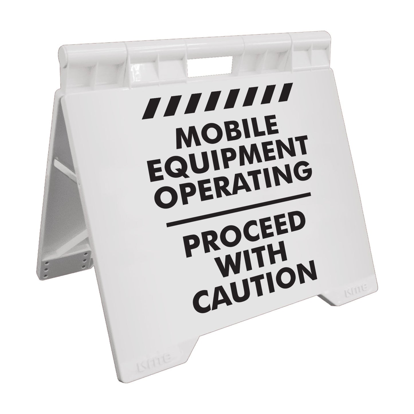 Mobile Equipment Operating - Evarite A - Frame Sign - New Signs