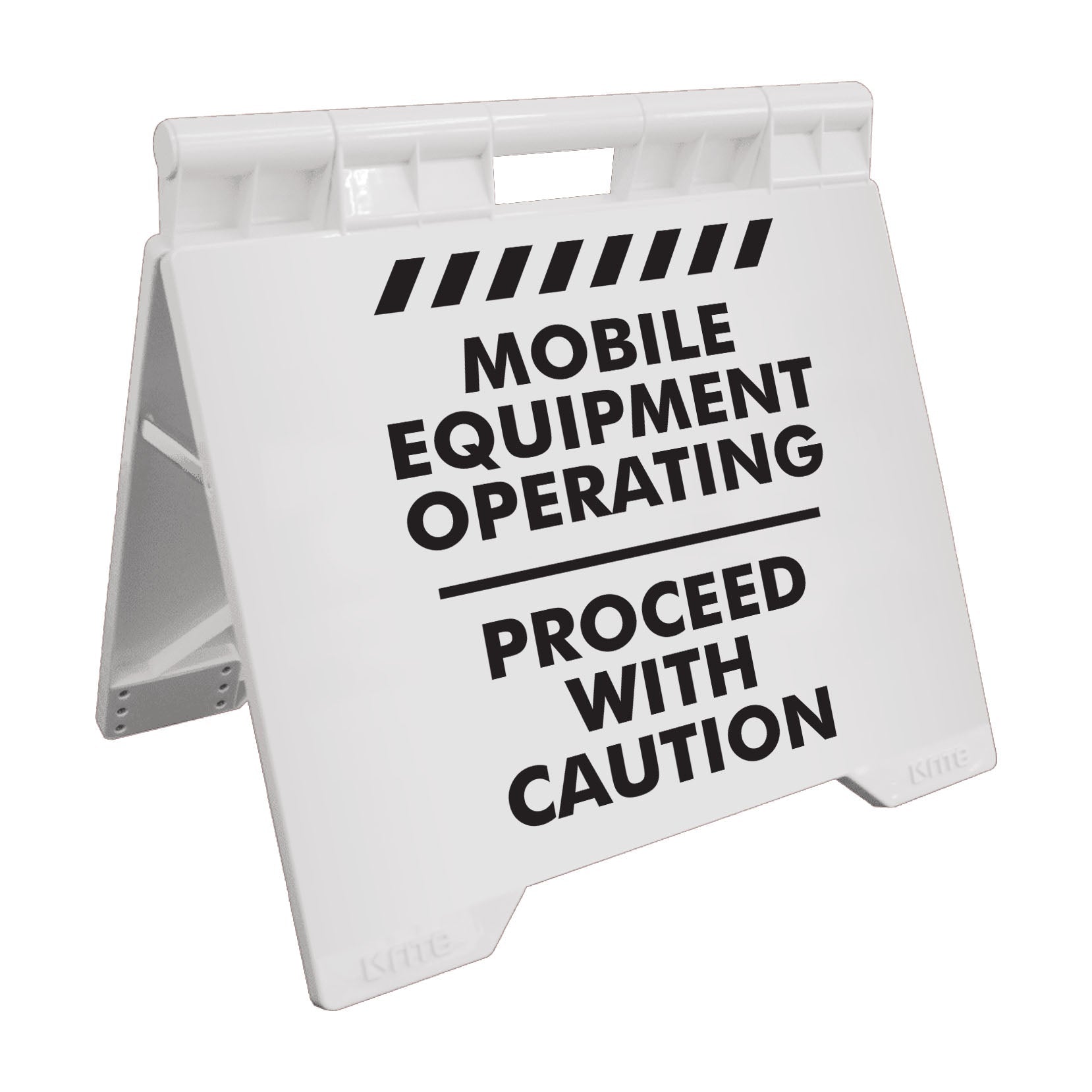 Mobile Equipment Operating - Evarite A - Frame Sign - New Signs