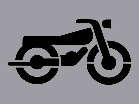 Motorbike - Aluminium Composite Stencil - New Signs