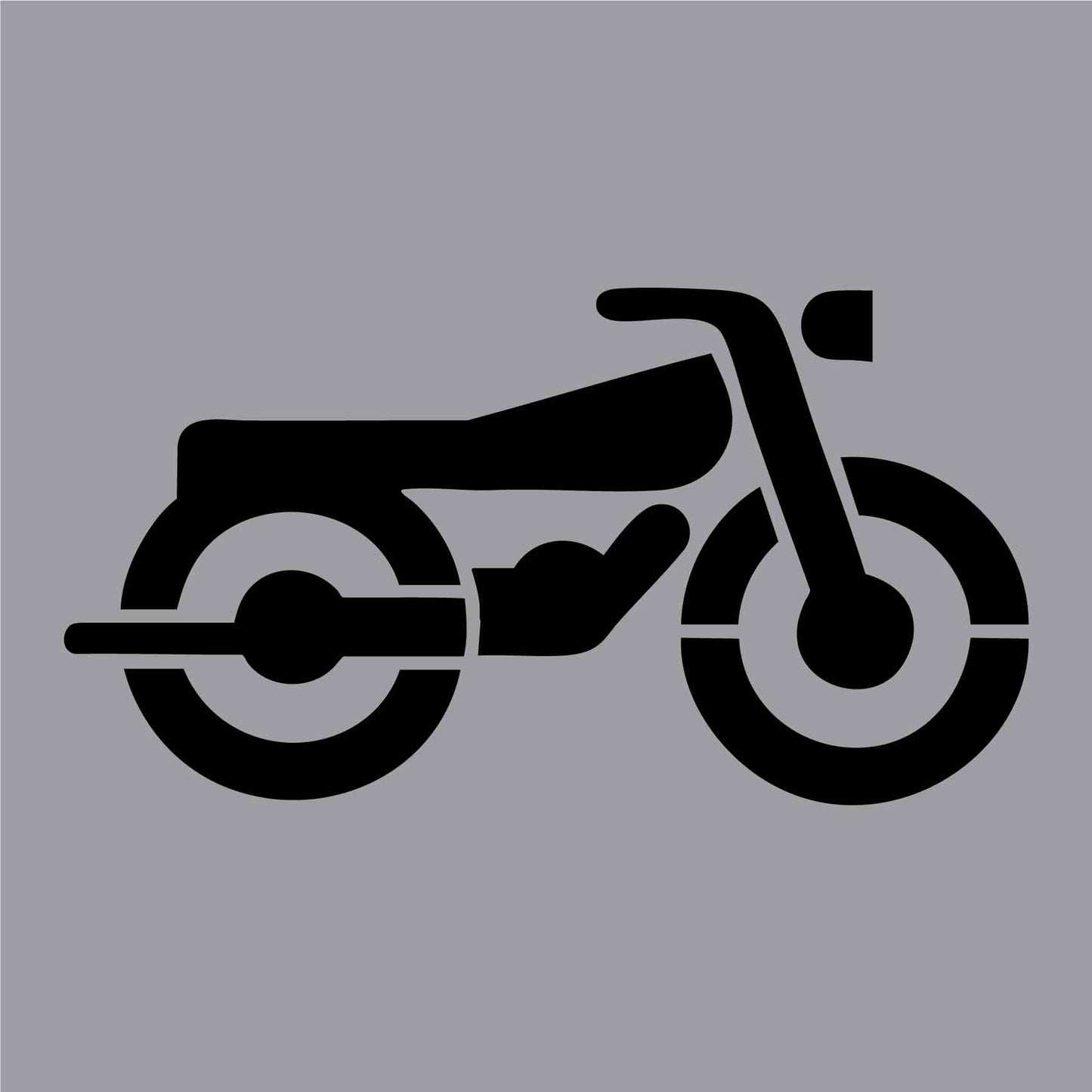 Motorbike - Aluminium Composite Stencil - New Signs