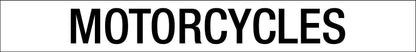 Motorcycles - Statutory Sign - New Signs