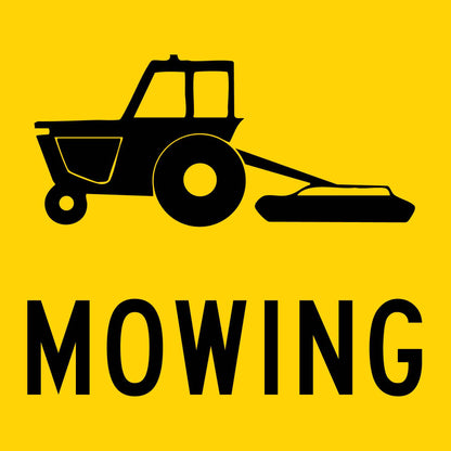 Mowing Multi Message Traffic Sign - New Signs