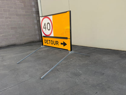 Multi Message Frame Bi Pod Legs - 1 Pair - New Signs